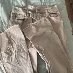 Mango sienna high rise wide leg jeans